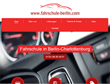 Tablet Screenshot of fahrschule-lieser.com